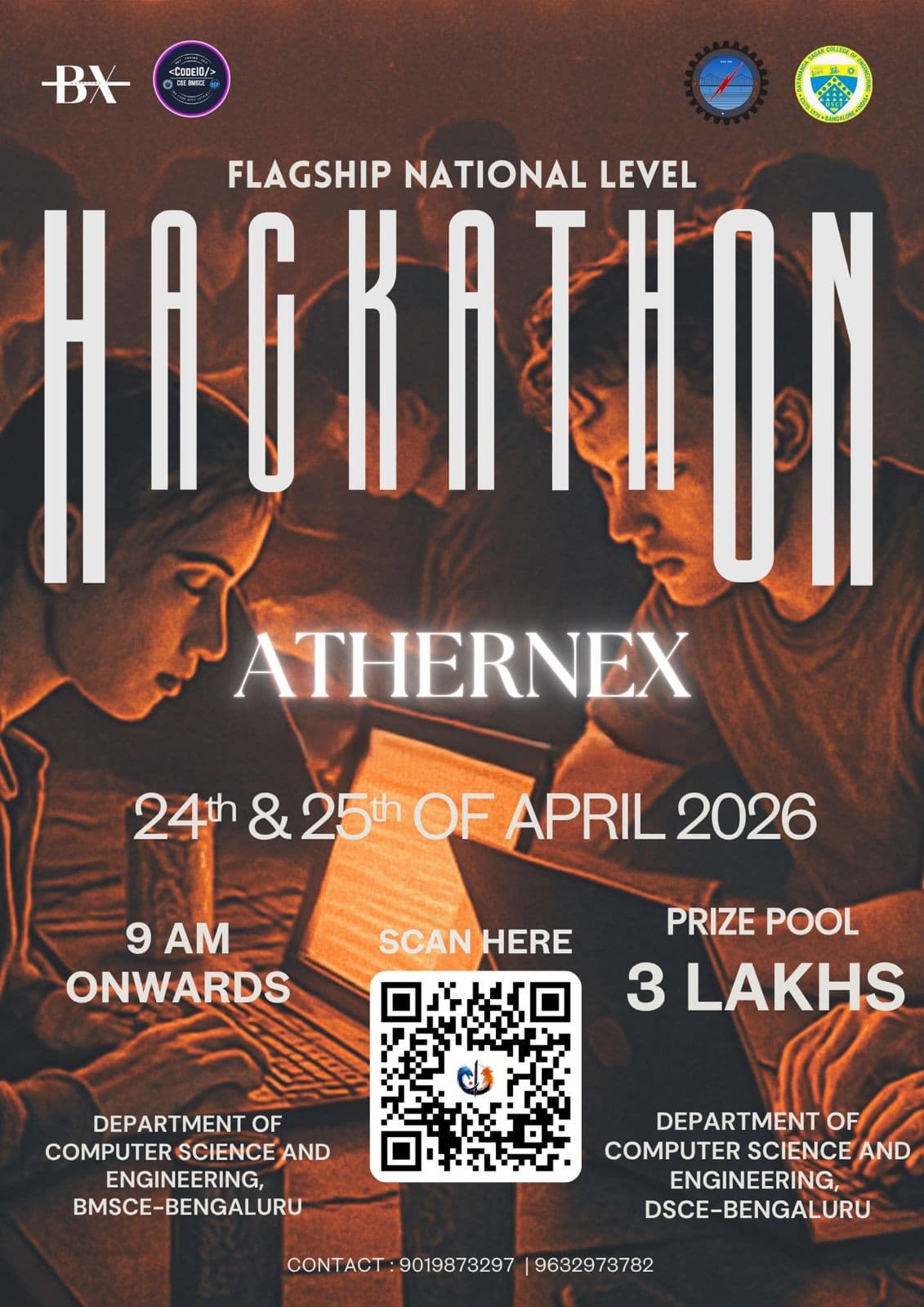 Athernex Hackathon event poster