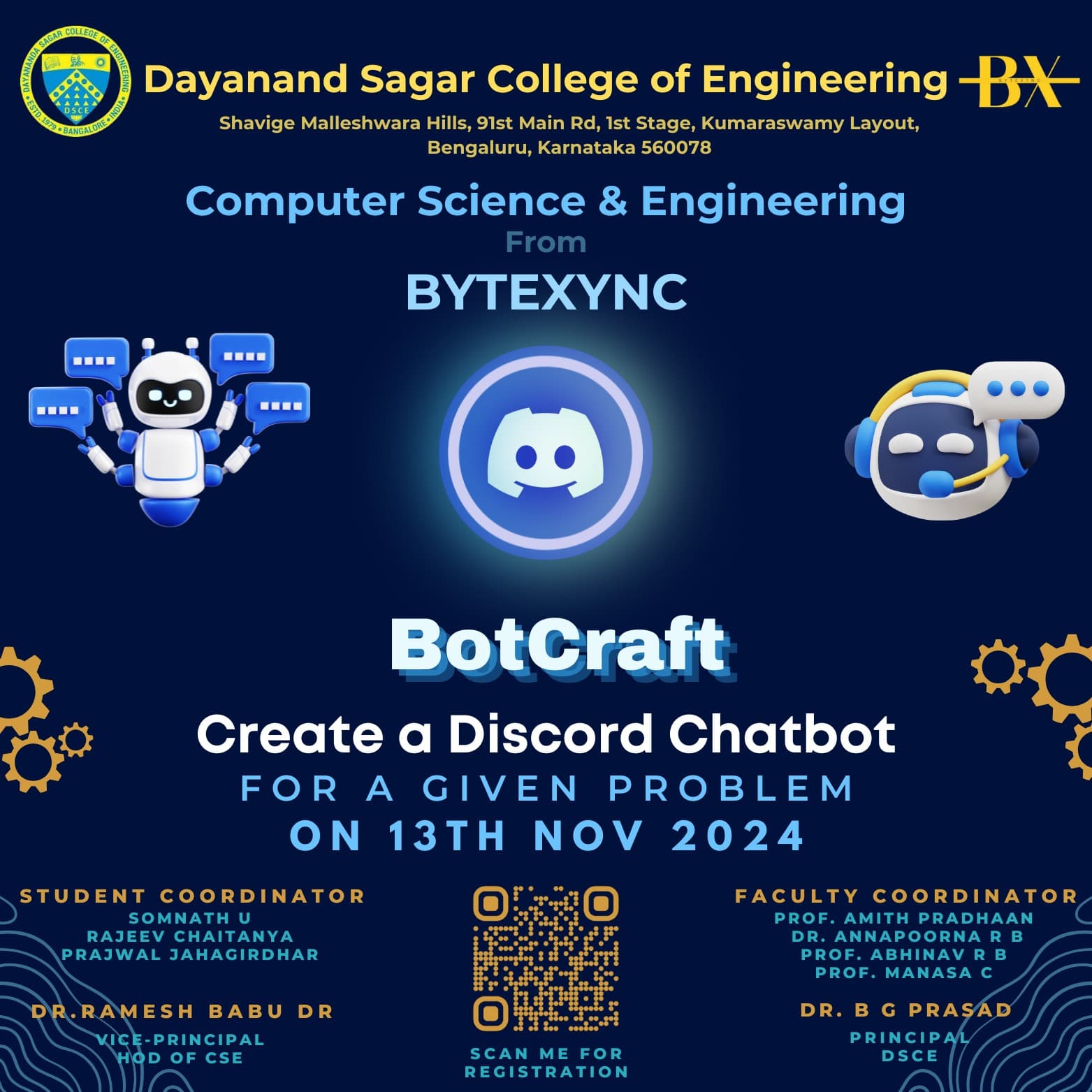 BotCraft event poster